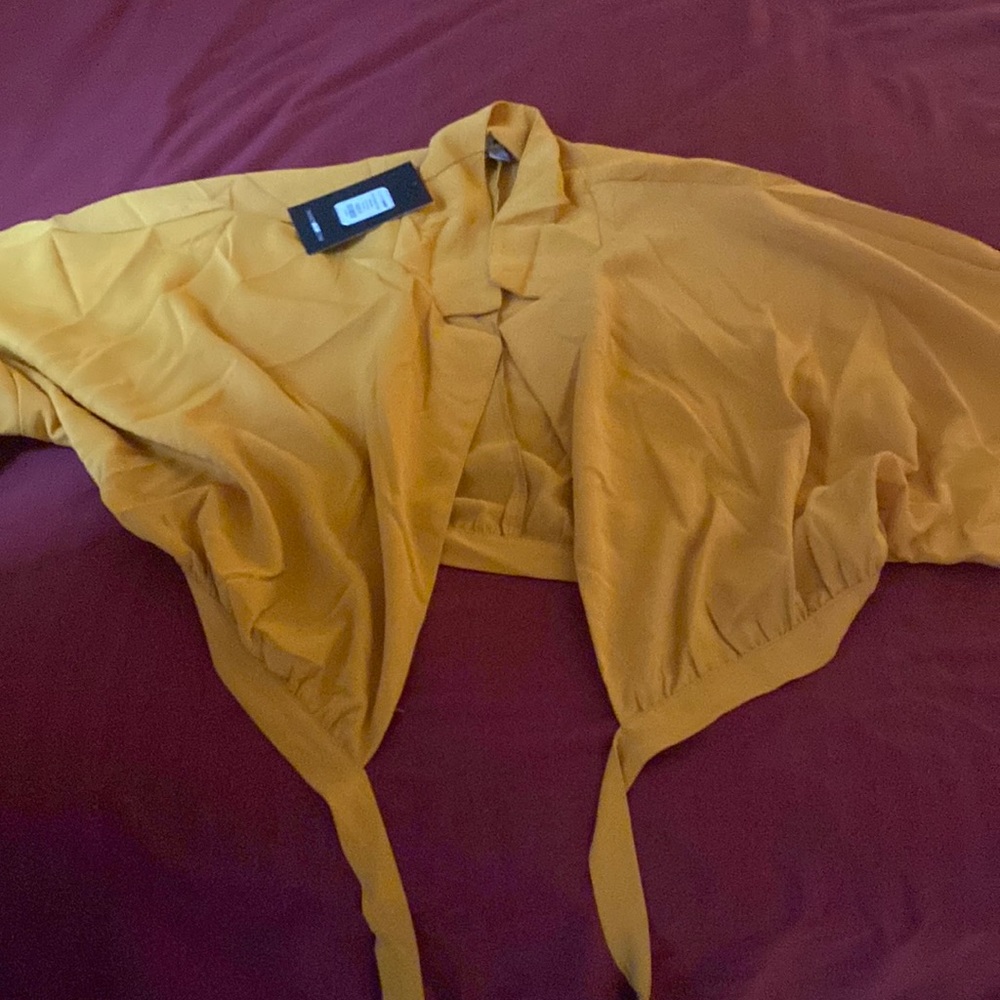 Blind date wrap blouse